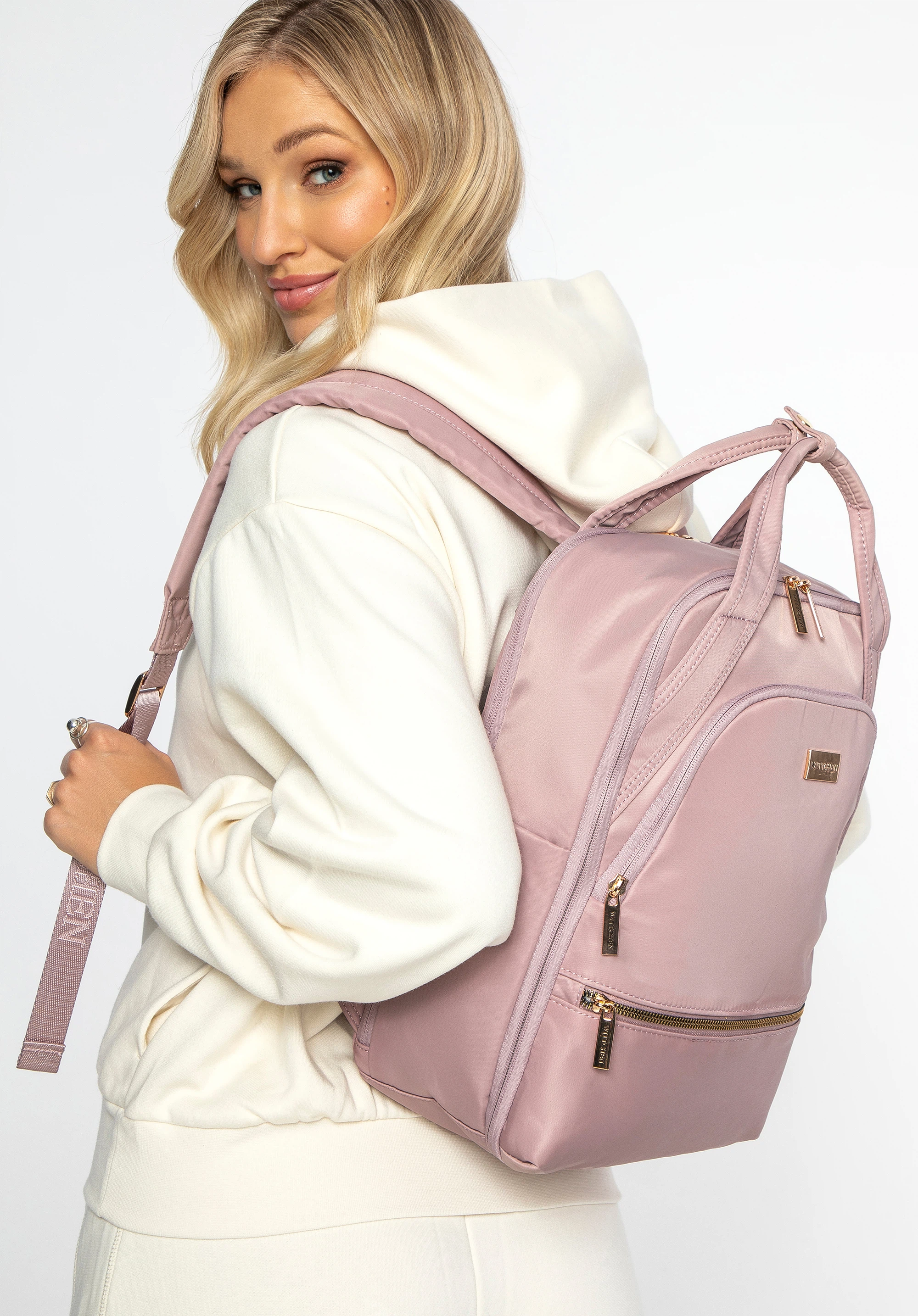 Nylon 15,6&quot; laptop hátizsák, rózsaszín, 29-3P-201-34, Fénykép 1