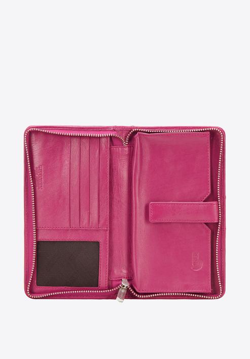 Női bőr pénztárca telefon zsebbel, rózsaszín, 26-2-444-3, Fénykép 2