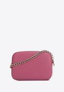 Saffiano bőr láncos crossbody táska, rózsaszín, 29-4E-019-P, Fénykép 2