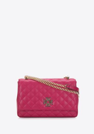 Steppelt bőr táska lánccal, rózsaszín, 97-4E-608-P, Fénykép 1