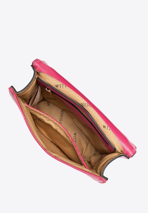 Dámská kabelka s ozdobnou sponou na řetízku, růžová, 97-4Y-760-5, Obrázek 4