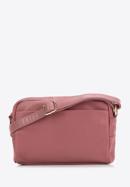 Dámská nylonová kabelka s vložkami z ekologické kůže, růžová, 97-4Y-103-P, Obrázek 2