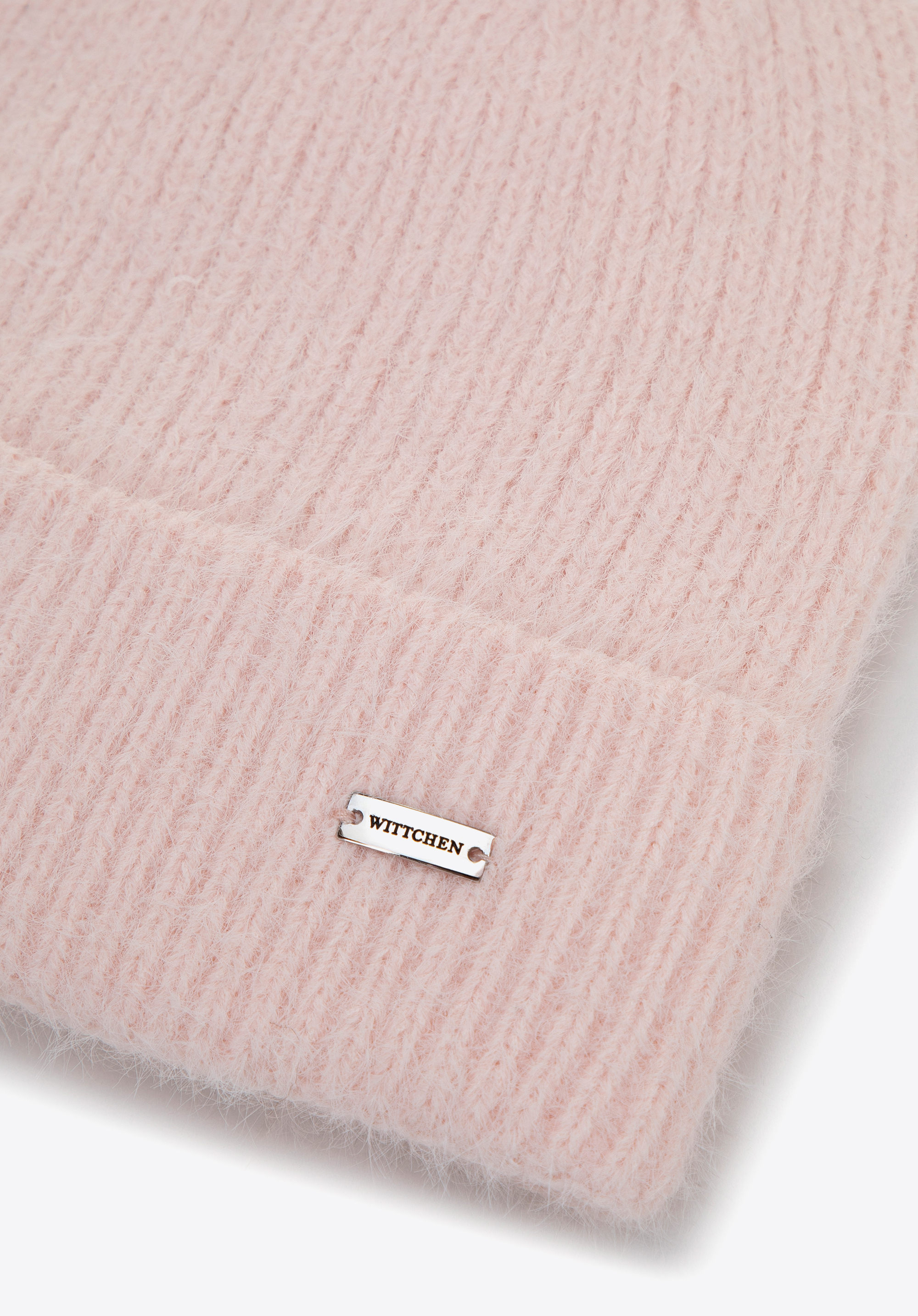 Dámska zimná čiapka s nadýchanou textúrou, ružová, 101-HF-002-P, Obrázok 1