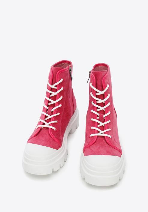 Dámské boty, růžová, 96-D-961-N-38, Obrázek 3