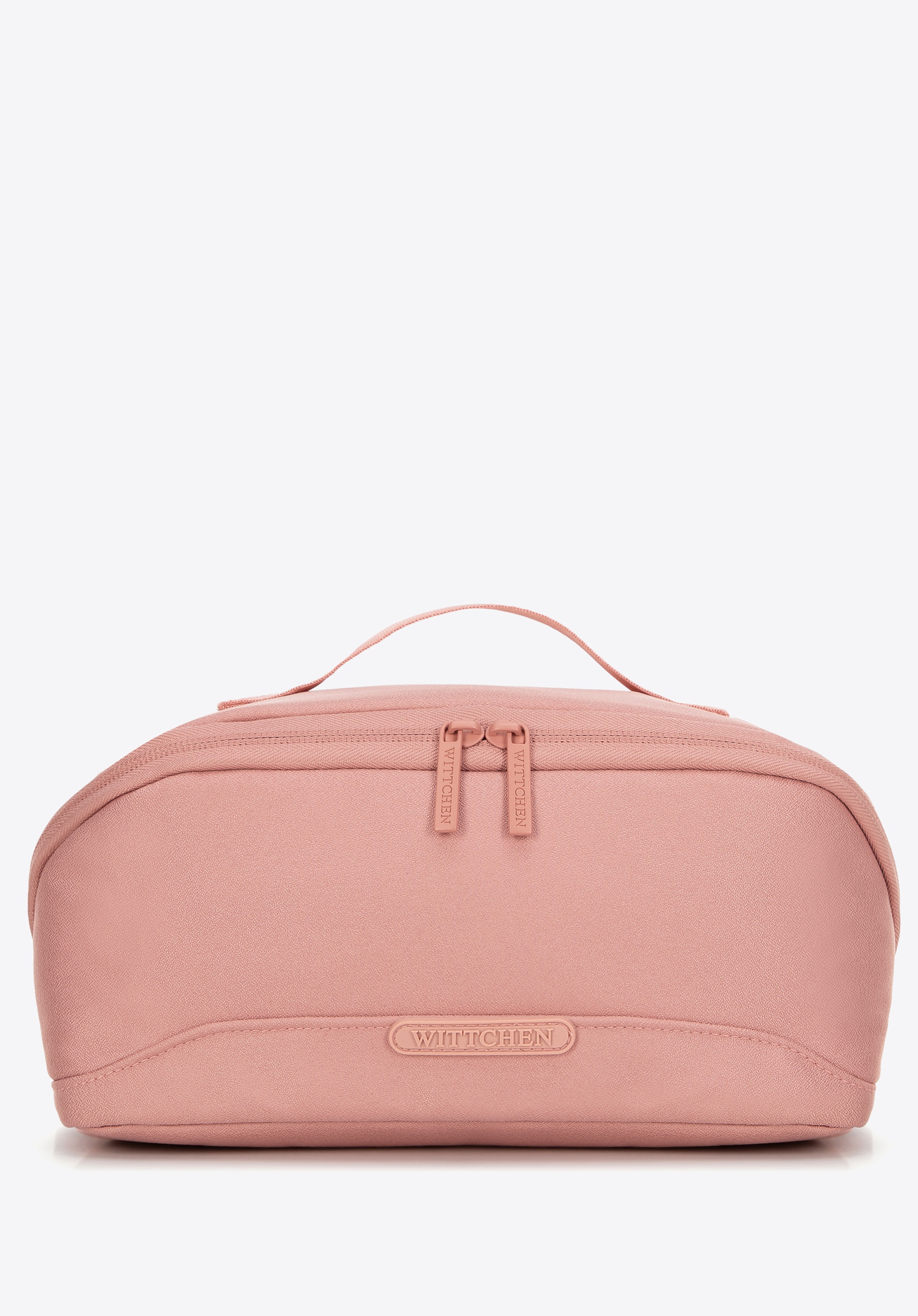 Dámsky dvojkomorový cestovný kozmetický kufrík, ružová, 56-3S-702-34, Obrázok 1