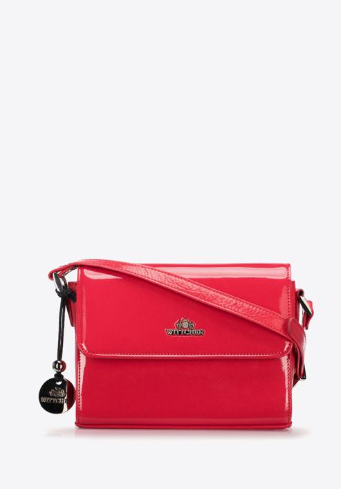 Lakovaná dámská kabelka, růžová, 25-4-104-T, Obrázek 1