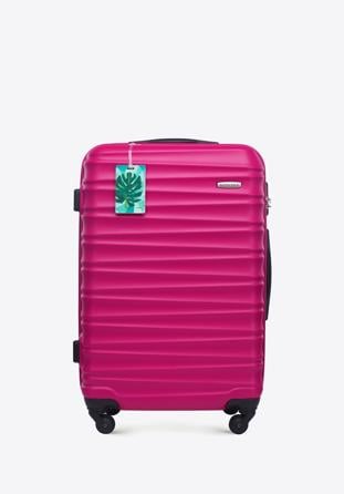 Střední kufr s visačkou, růžová, 56-3A-312-34Z, Obrázek 1