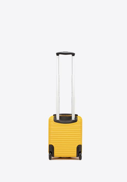ABS bordázott kézipoggyász bőrönd, sárga, 56-3A-315-31, Fénykép 3