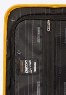 ABS bordázott kézipoggyász bőrönd, sárga, 56-3A-315-31, Fénykép 6