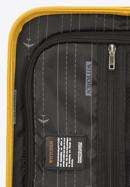 ABS bordázott kézipoggyász bőrönd, sárga, 56-3A-315-31, Fénykép 7