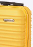 ABS bordázott kézipoggyász bőrönd, sárga, 56-3A-315-31, Fénykép 8