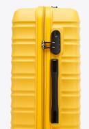 ABS bordázott Közepes bőrönd, sárga, 56-3A-312-89, Fénykép 9