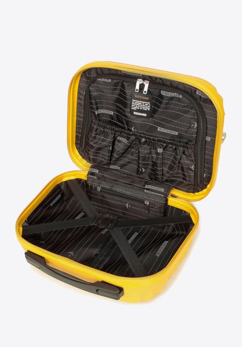 ABS bordázott utazó neszeszer táska, sárga, 56-3A-314-91, Fénykép 5