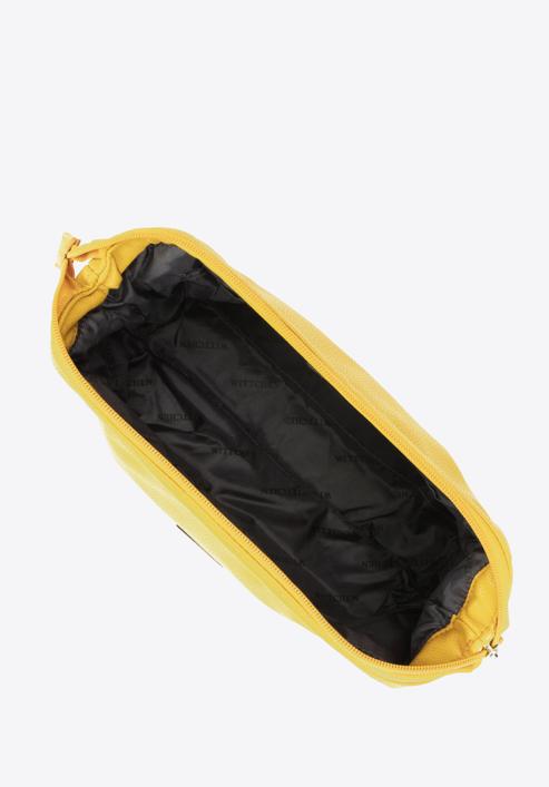 Női nagy öko-bőr kozmetikai táska, sárga, 89-3P-202-Y, Fénykép 2