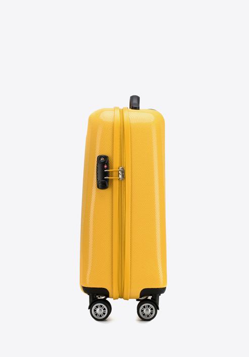 Polikarbonát kabin bőrönd, sárga, 56-3P-571-90, Fénykép 2