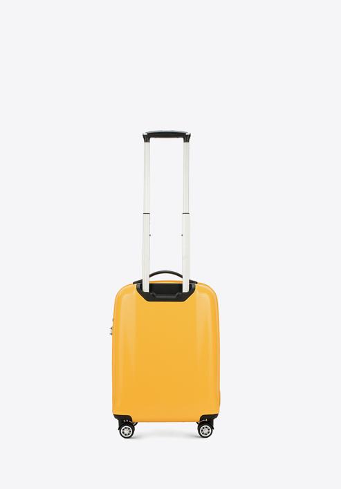 Polikarbonát kabin bőrönd, sárga, 56-3P-571-90, Fénykép 3