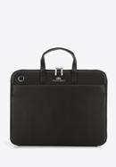 13-Zoll-Laptoptasche aus Leder für Damen, slim, schwarz, 95-4E-648-1, Bild 1
