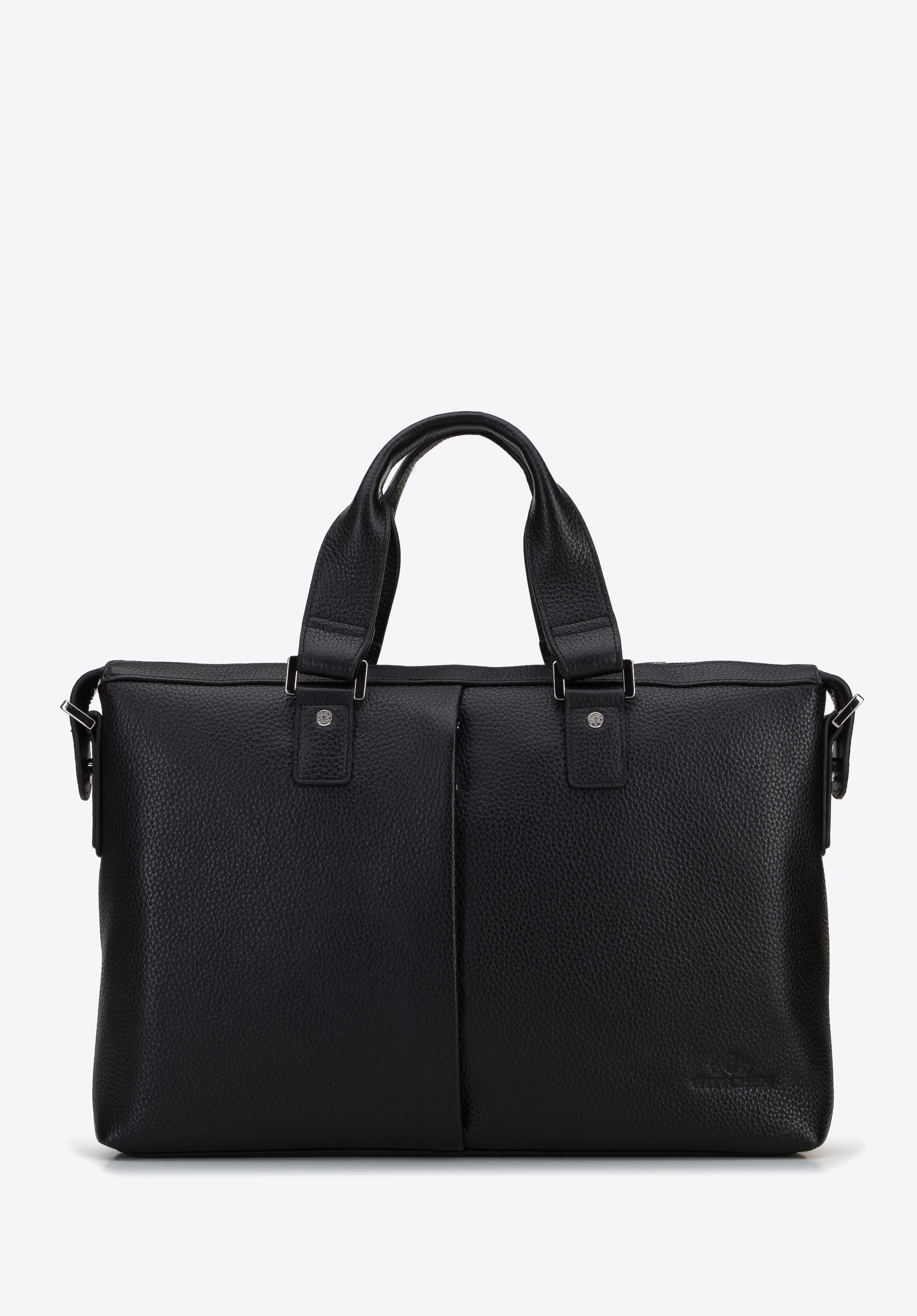 15,6-Zoll-Laptoptasche aus Leder, schwarz, 95-3U-042-11, Bild 1