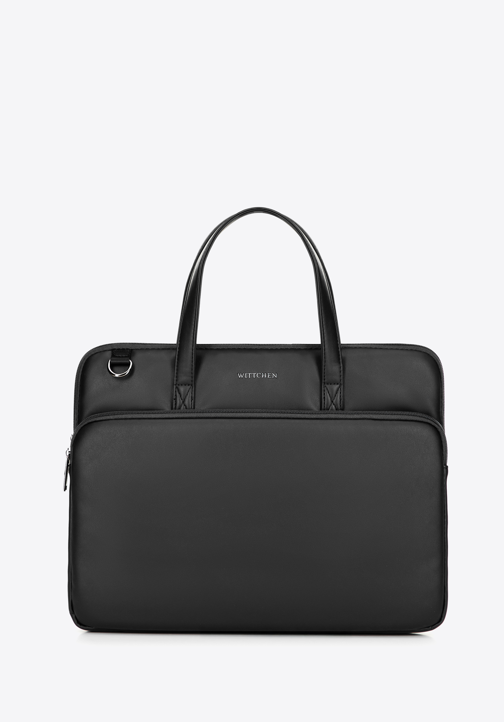 16“ Laptop-Tasche aus Öko-Leder für Herren, schwarz, 100-3P-900-1, Bild 1