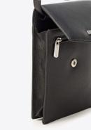 2-in-1-Mini-Crossbody-Tasche aus Leder, schwarz, 26-2-100-1, Bild 7