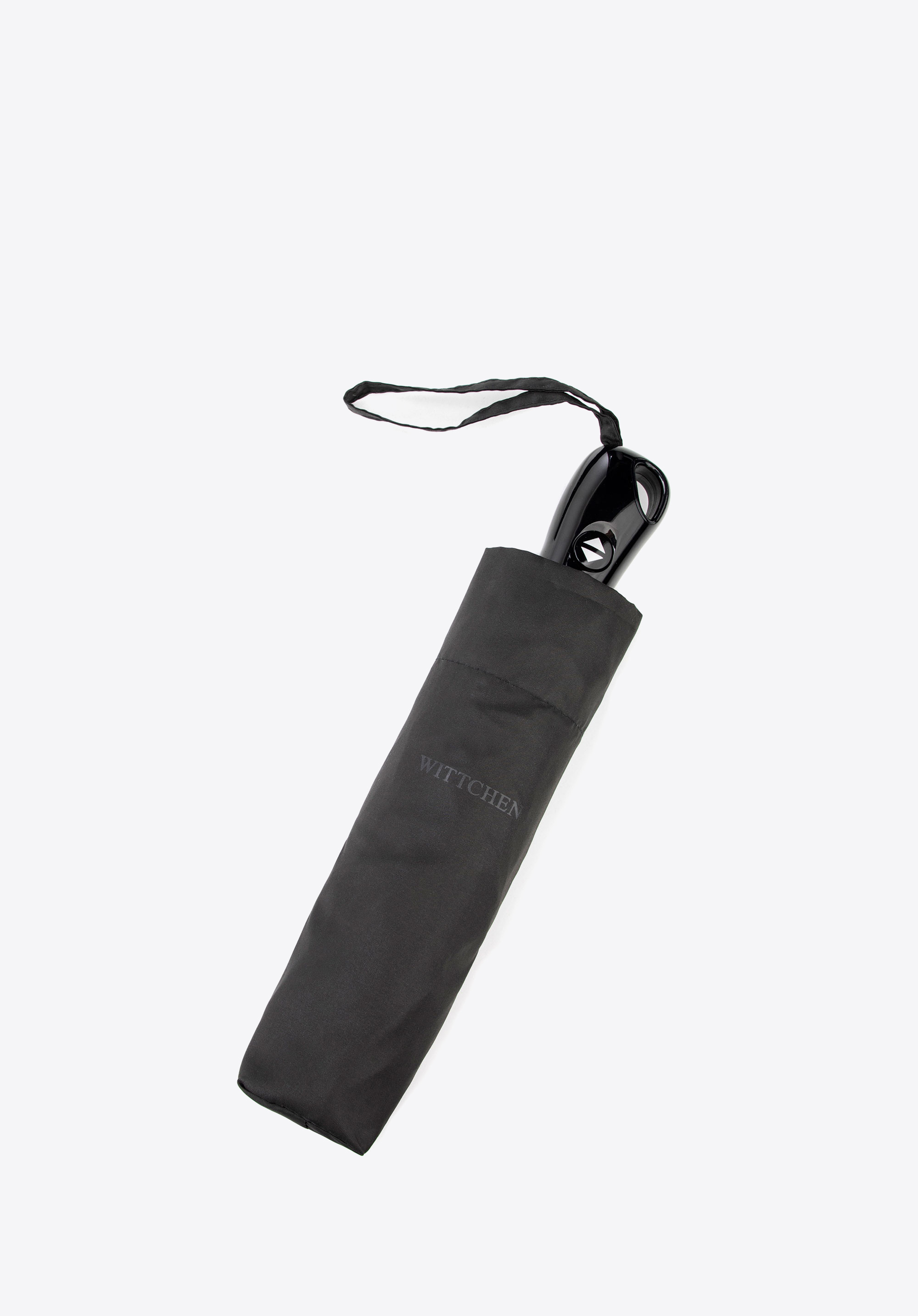 Automatik-Regenschirm mit einzigartigem Griff, schwarz, PA-7-900-1W, Bild 1
