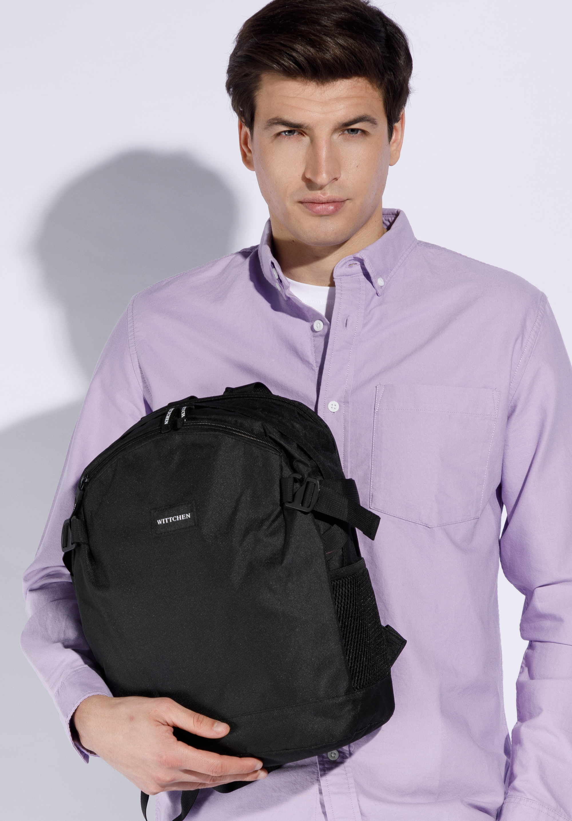 Kompakter Rucksack für das Flugzeug, schwarz, 56-3S-937-10, Bild 1