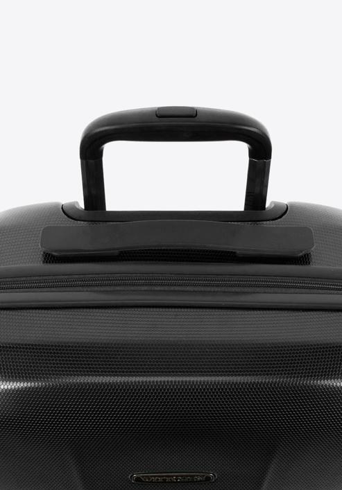 Kleiner Koffer, schwarz-beige, 56-3P-121-36, Bild 7