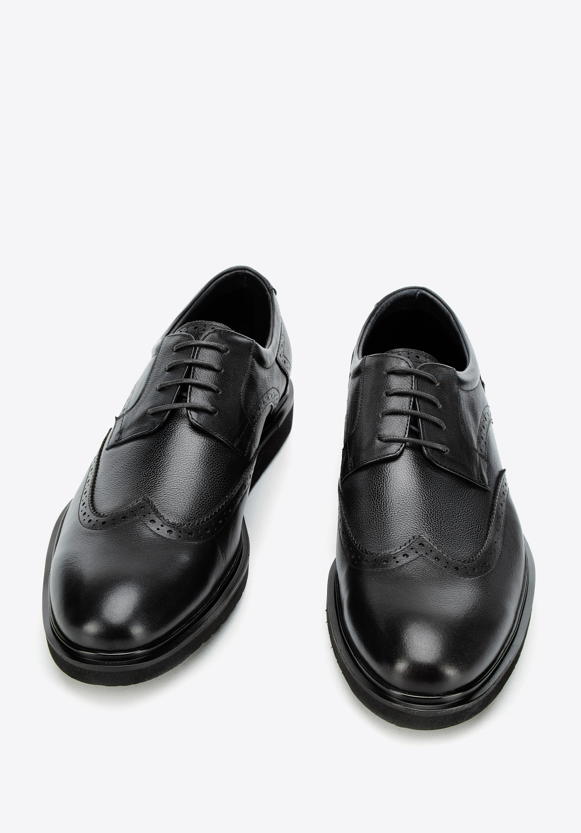 Brogues aus Leder mit moderner Sohle, schwarz, 94-M-510-1-40, Bild 1