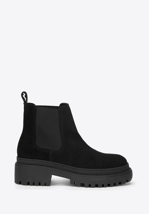 Damen -Chelsea-Boots mit dicker Sohle, schwarz, 93-D-303-5-40, Bild 1