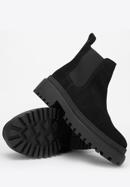Damen -Chelsea-Boots mit dicker Sohle, schwarz, 93-D-303-5-40, Bild 7