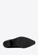 Damen-Cowboystiefel aus Lackleder mit elastischem Schaft, schwarz, 97-D-510-1L-36, Bild 5