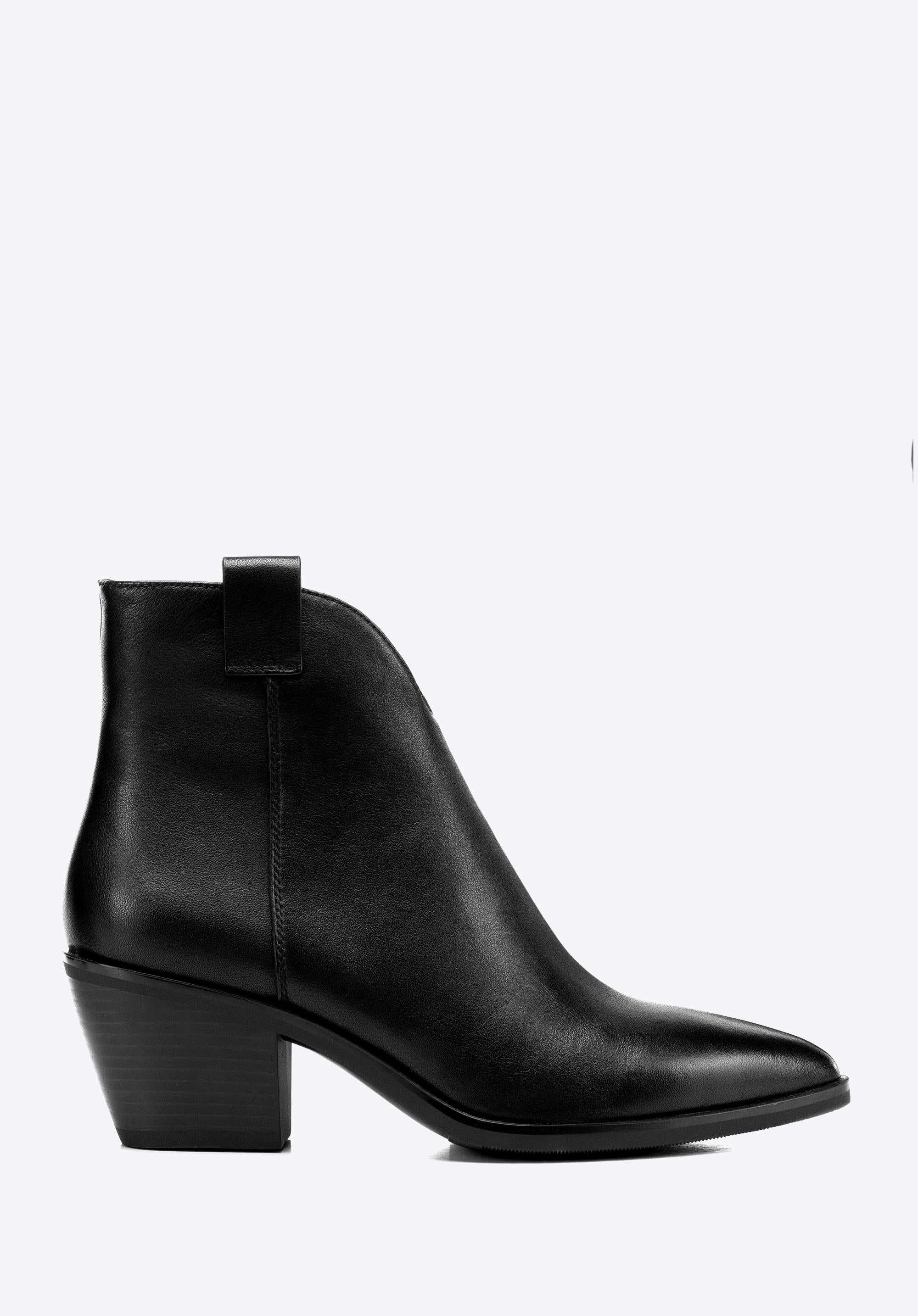 Damen-Cowboystiefeletten aus Naturleder