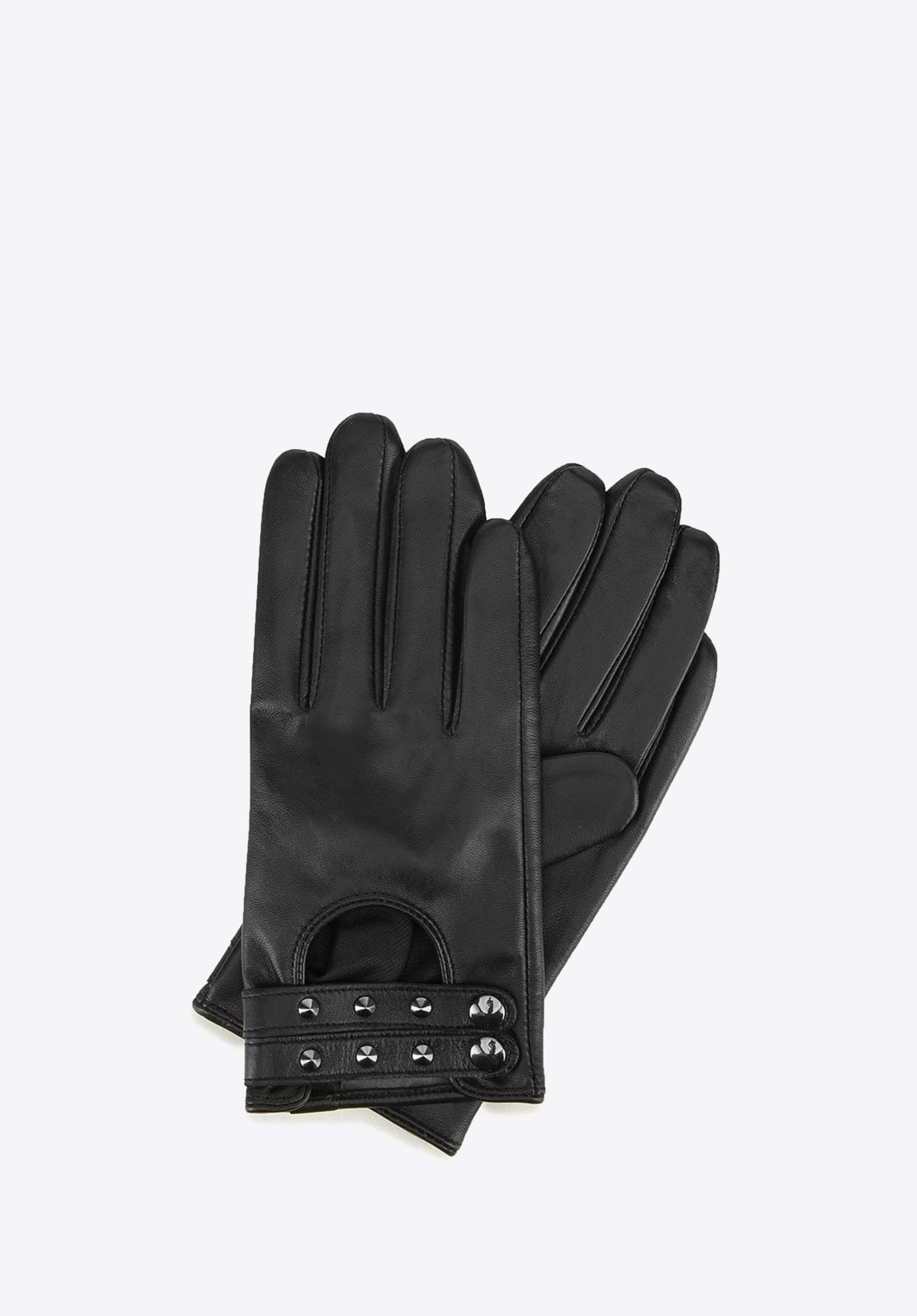 DAMEN-HANDSCHUHE, schwarz, 46-6-307-1-L, Bild 1