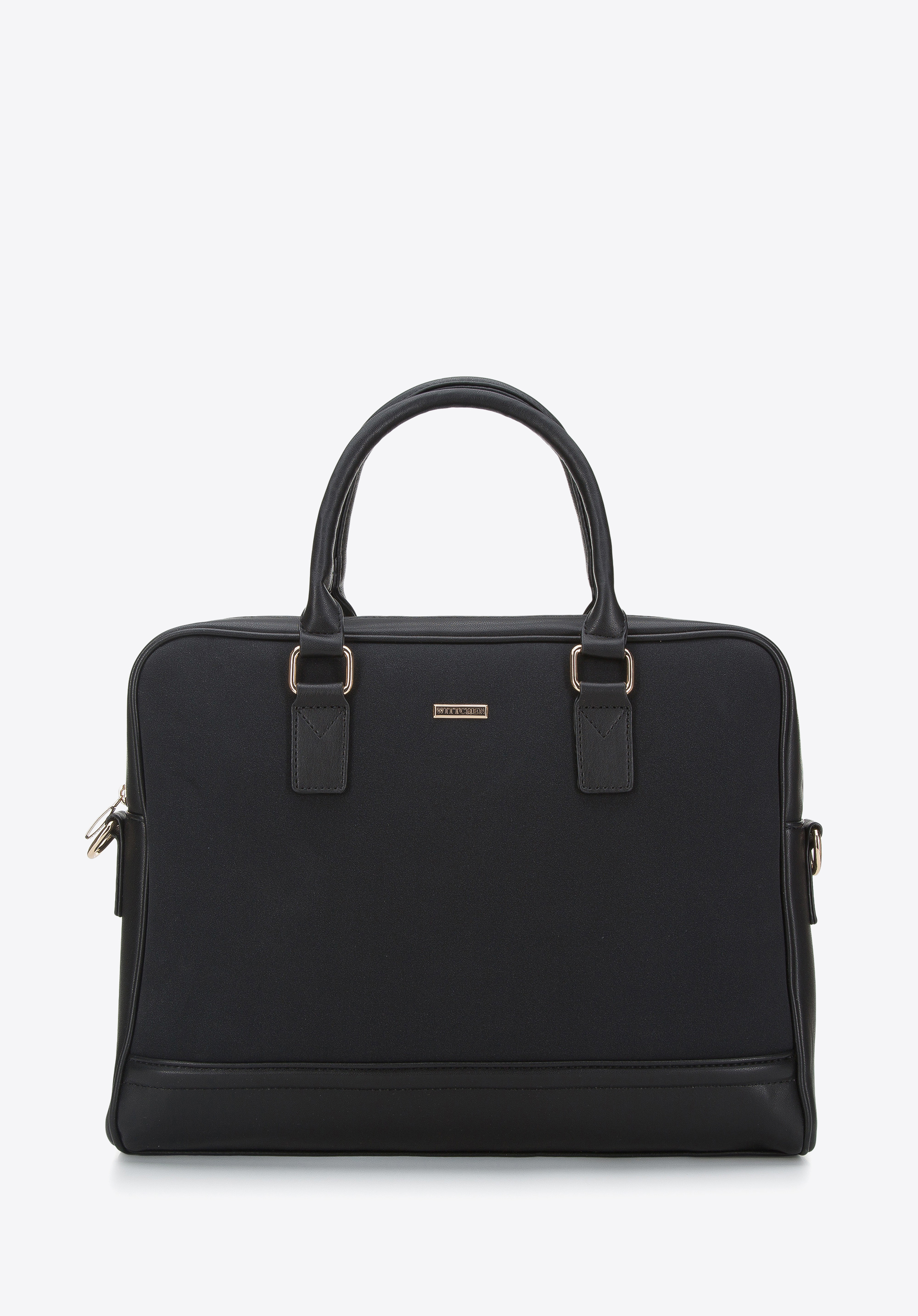 Damen-Laptoptasche bis 11/12 Zoll mit Vorderseite aus Öko-Wildleder