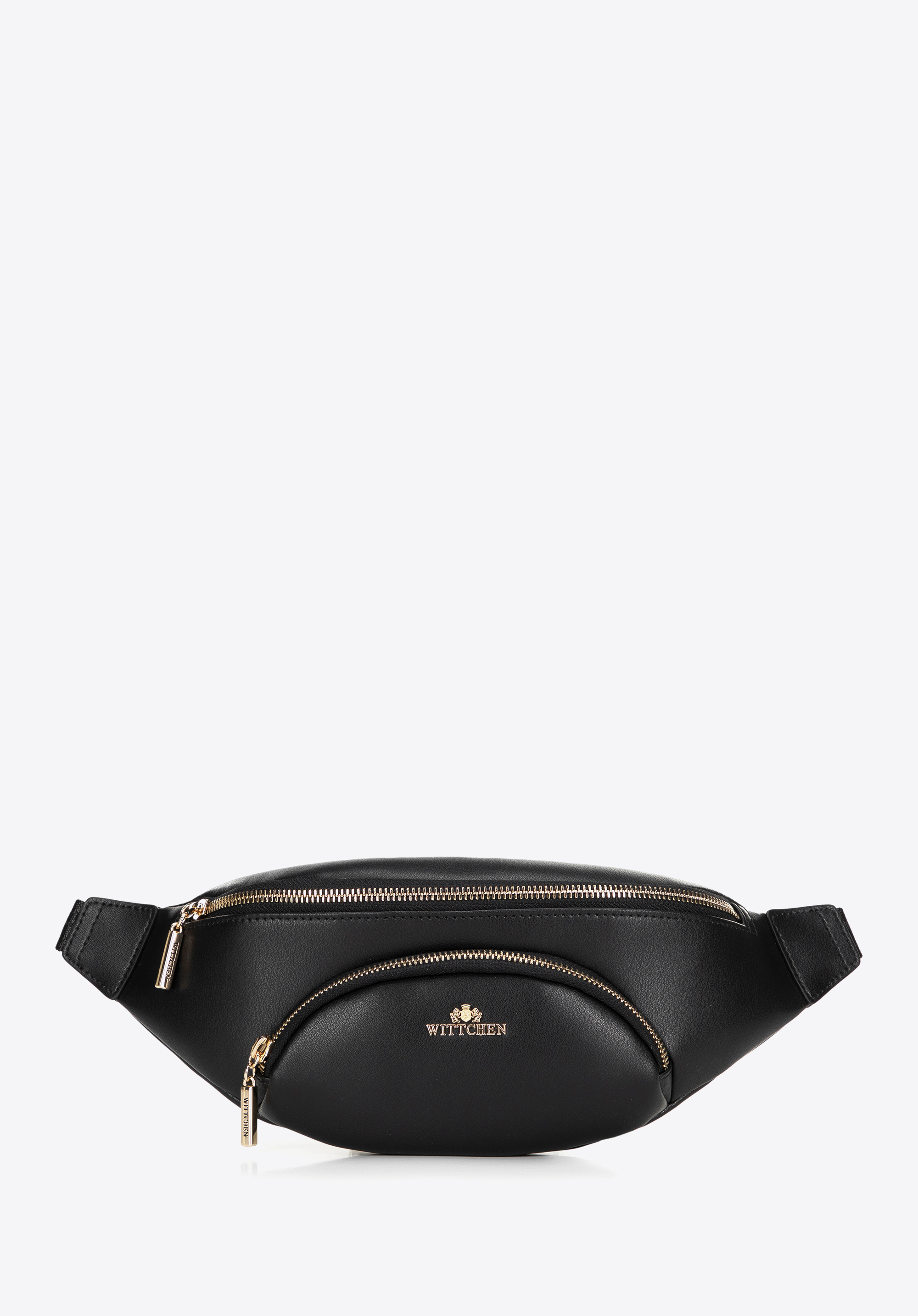 Damen Ledergürteltasche, schwarz, 100-3E-637-1, Bild 1