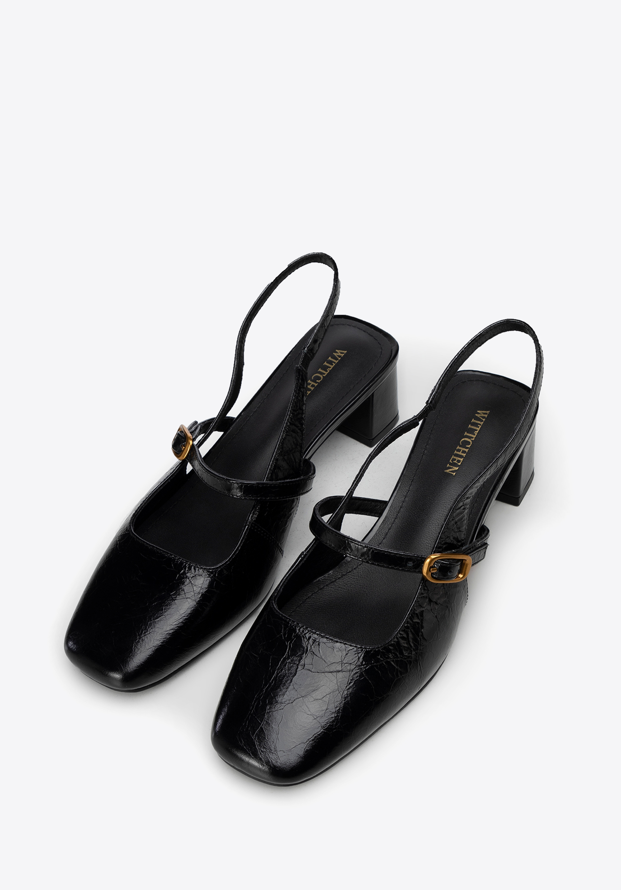 Damen Mary Jane niedrige Stiletto Pumps, schwarz, 100-D-954-1-37, Bild 1