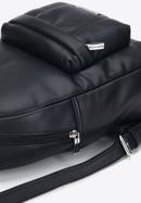 Damen-Rucksack aus Kunstleder, schwarz, 95-4Y-425-1, Bild 4