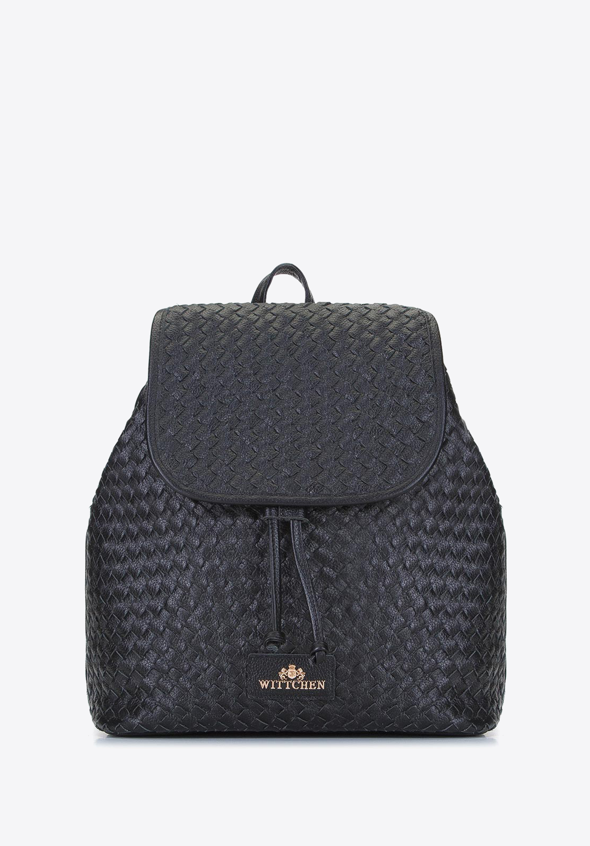 Damen-Rucksack aus geflochtenem Leder