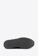 Damen-Sneaker aus Wildleder mit Klettverschluss auf der Plattform, schwarz, 93-D-654-1-40, Bild 6