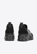 Damen-Sneakers aus Wildleder mit Kette, schwarz, 93-D-653-1-39, Bild 5