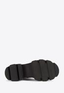 Damen-Stiefel aus Leder mit dicker Sohle, schwarz, 95-D-511-0-39, Bild 6