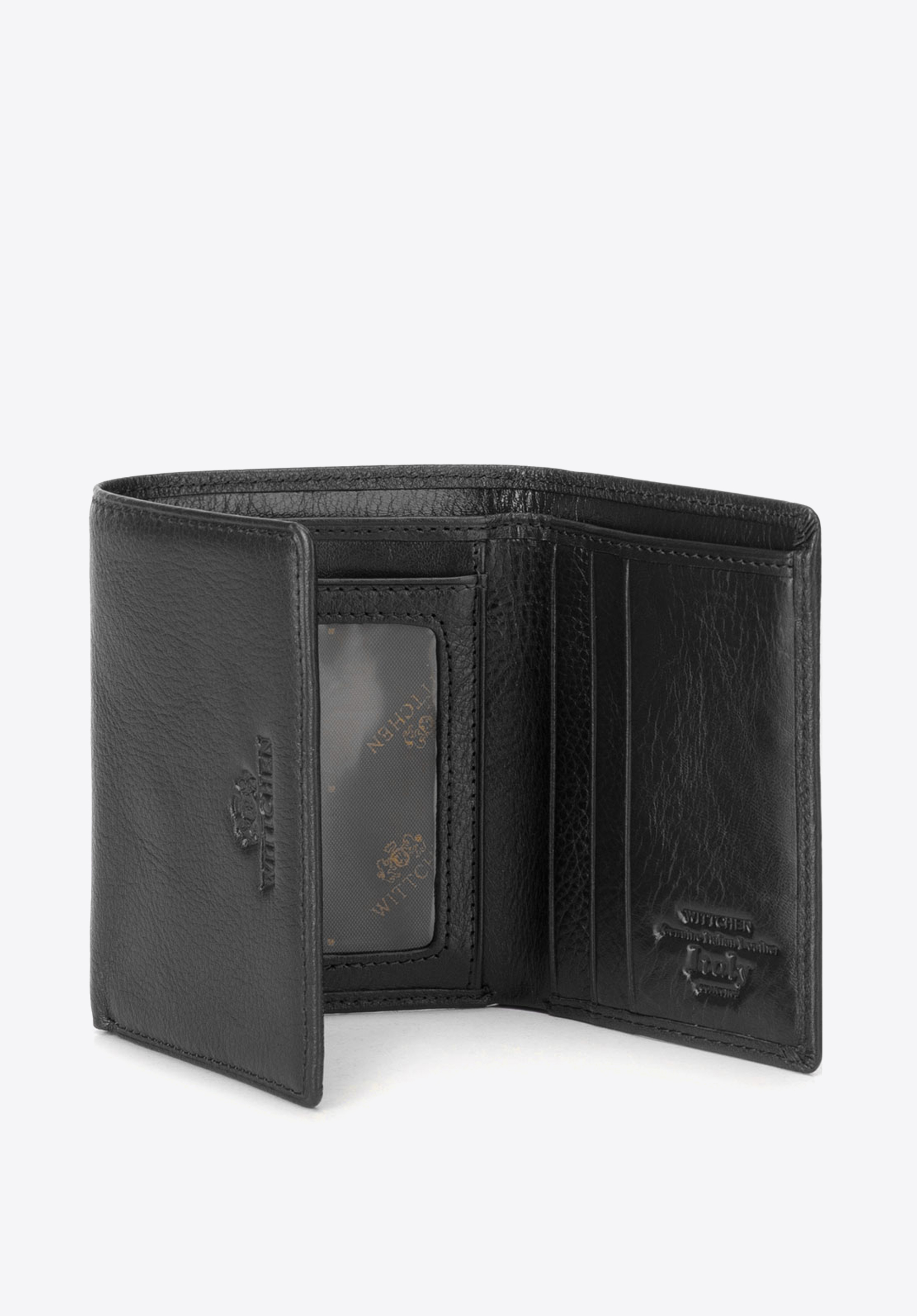 Damengeldbörse aus Leder, schwarz, 21-1-032-L1, Bild 1