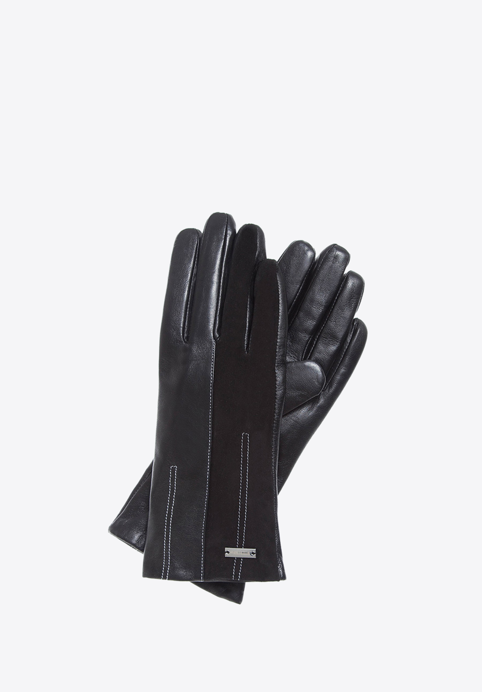 Damenhandschuhe, schwarz, 39-6-556-1-X, Bild 1