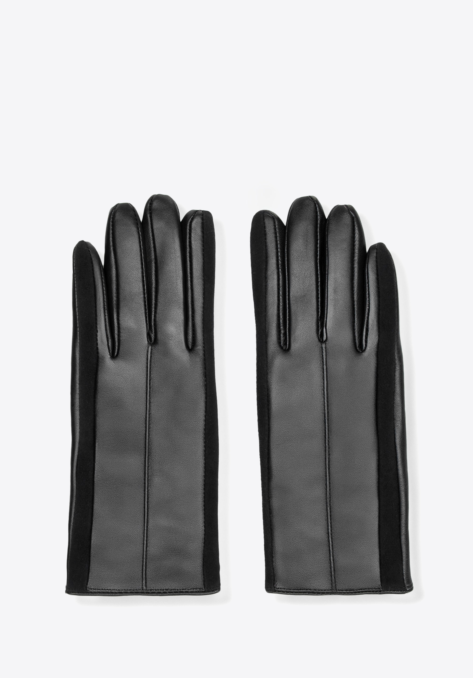 Damenhandschuhe aus Schaffell, schwarz, 44-6A-051-1-M, Bild 1