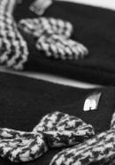 Damenhandschuhe mit Schleife, schwarz, 47-6-205-1-L, Bild 5