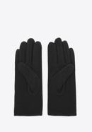 Damenhandschuhe mit Verzierung, schwarz, 47-6-118-1-U, Bild 3