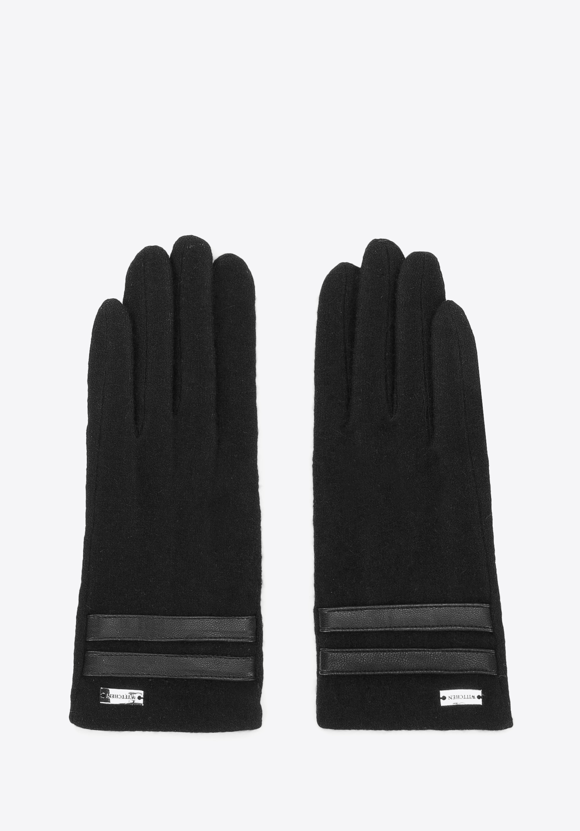 Damenhandschuhe mit Zierstreifen