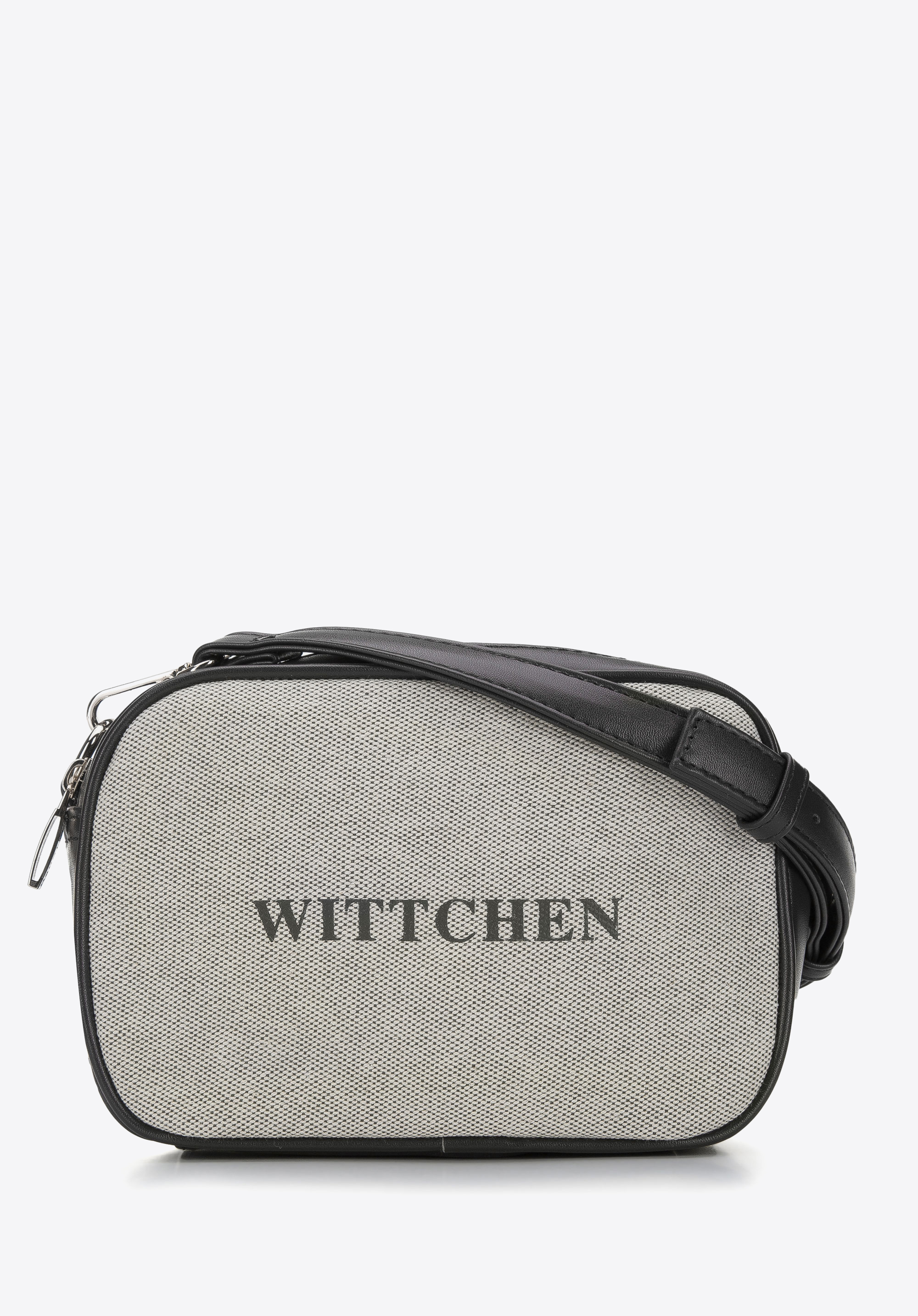 Damenhandtasche aus Öko-Leder und Leinen