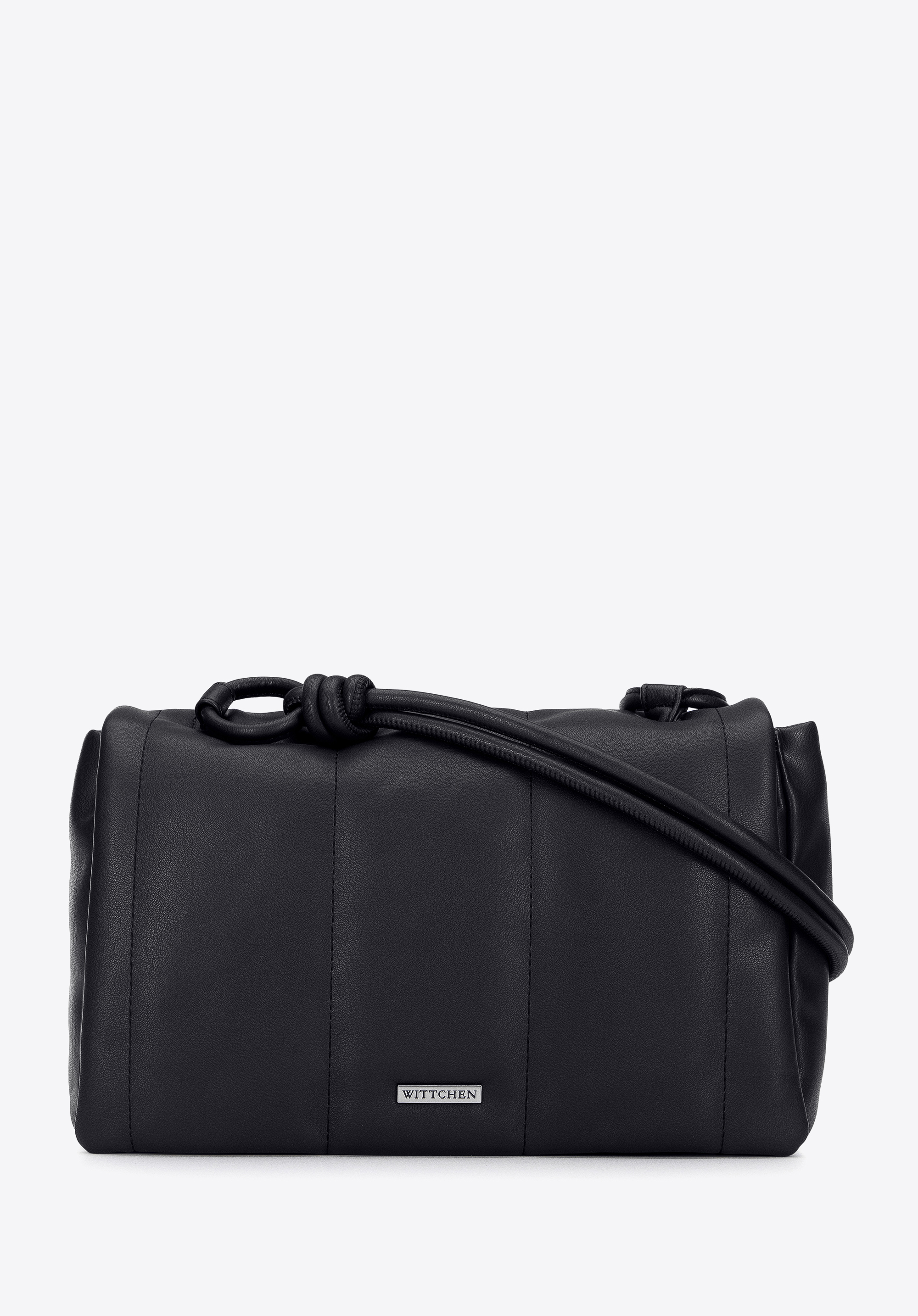 Damenhandtasche aus weichem Kunstleder mit Knoten