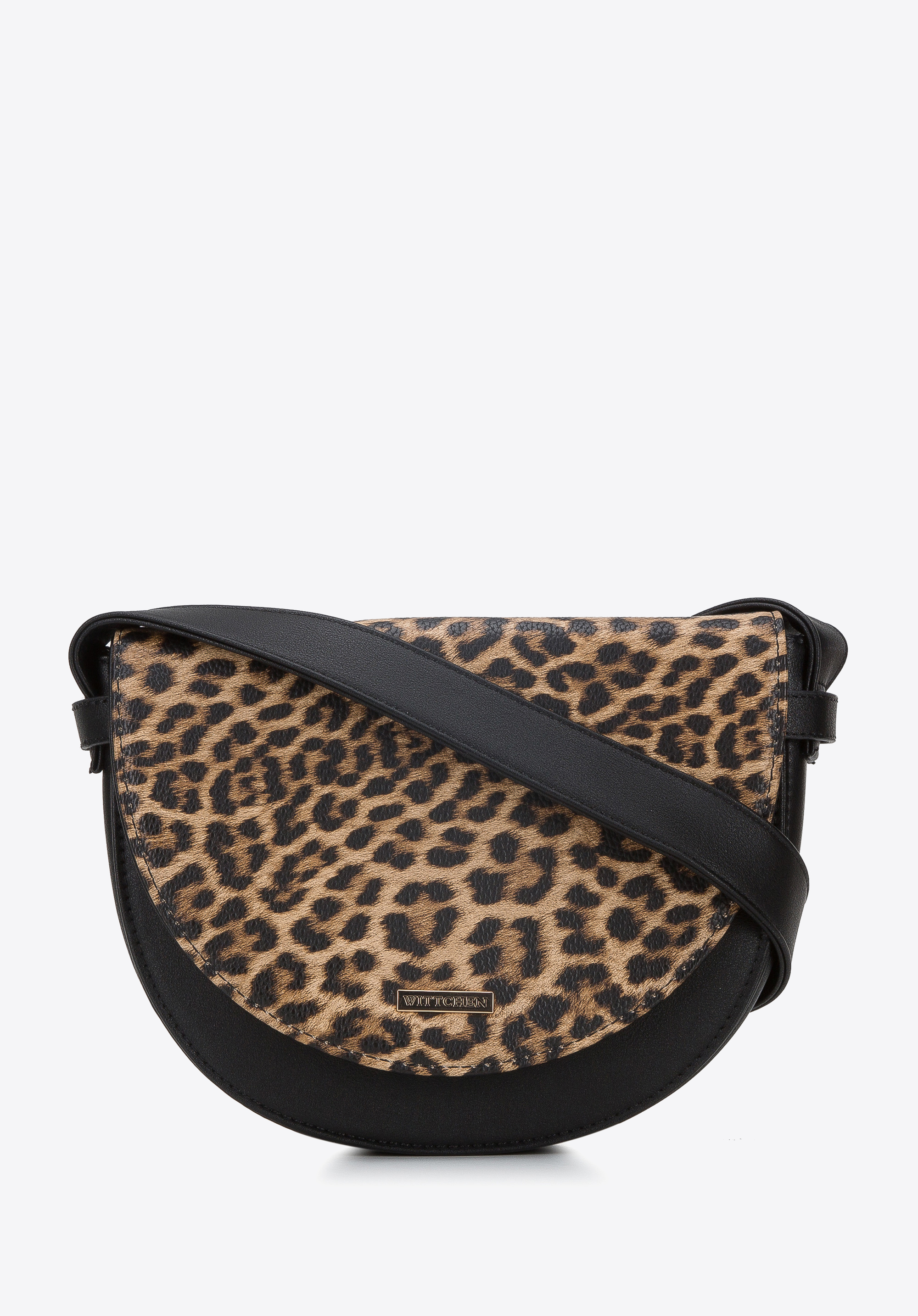 Damenhandtasche mit Klappe mit Muster